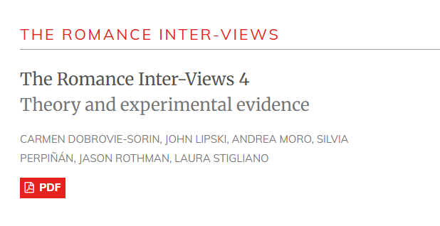 Isogloss_'s tweet photo. The Romance Inter-Views no. 4 on theory and experimental evidence is online on #Isogloss!
Discover what six leading linguists think about the integration of experimental and theoretical linguistics, and check their ideas for new research directions https://t.co/gmhpMgtxHg