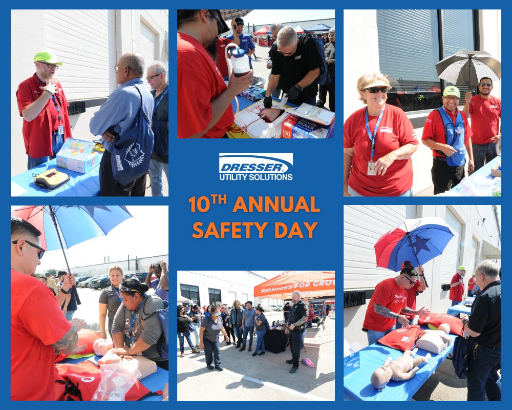 DresserUtility's tweet photo. We recently celebrated our 10th Annual Health and Safety Day - a day dedicated to learning about #health and #lifesaving skills. Thank you to our vendors and Emergency Response Team for helping make this event a success! https://t.co/Uubvvv2DQZ