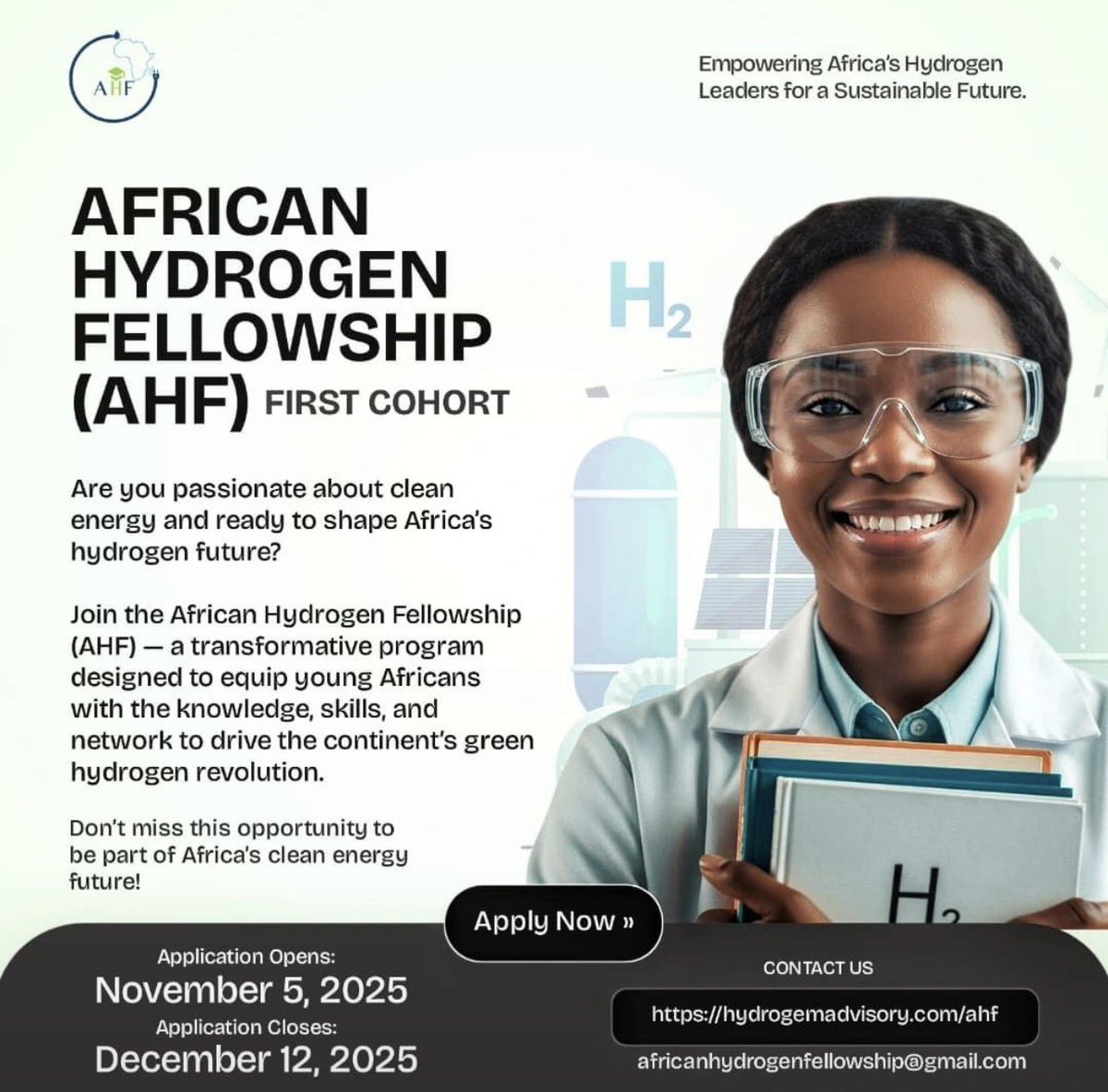 If you’ve ever asked me about career or learning opportunities in the Hydrogen Sector, this is your chance.

Learn more here: hydrogemadvisory.com/ahf/

Apply here: docs.google.com/forms/d/e/1FAI…

Good luck
