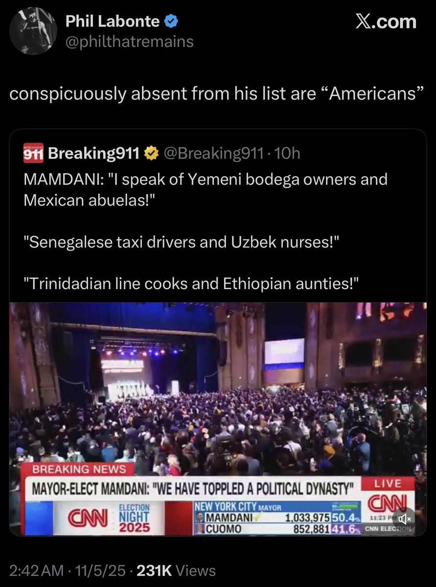 that’s because they’re all Americans, btw