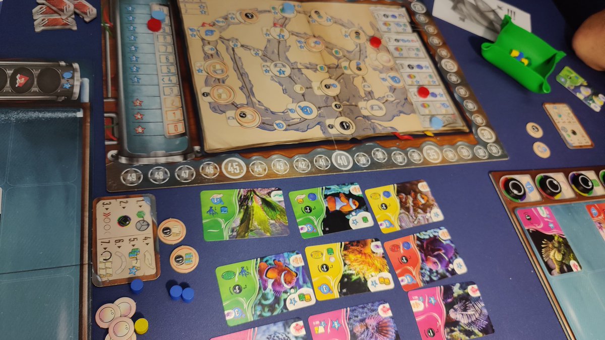 Pues no supera a Seti, y para mi tampoco a Jardines de Te, pero es un muy buen juego. La selección de acciones muy chula y la organización de tu acuario muy bien. Pense q iba a ser mas duro. Quiero mas partidas. Holek siempre en mi equipo! 👍👍