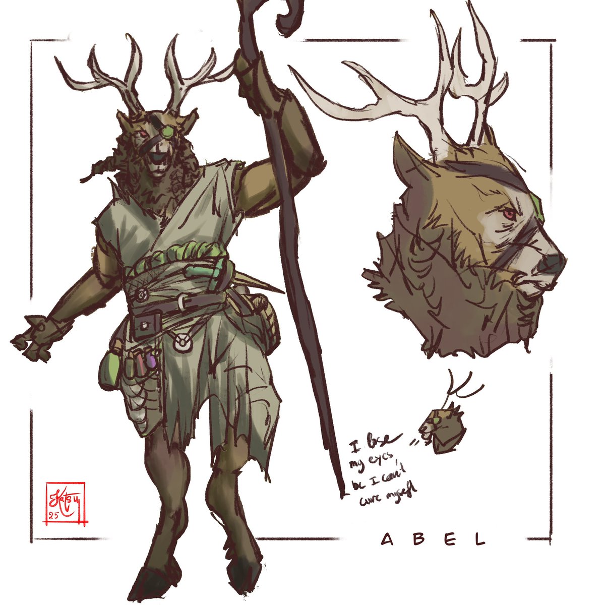Abel the healer concept #wip