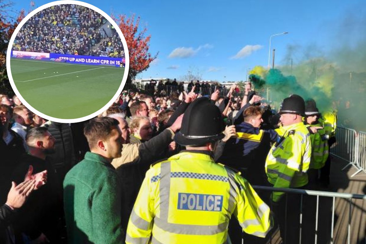 EveningNews's tweet photo. Norwich City fans face having season tickets REVOKED following tennis ball protest https://t.co/5Zl7zXPNxJ https://t.co/iTDk45SSVl