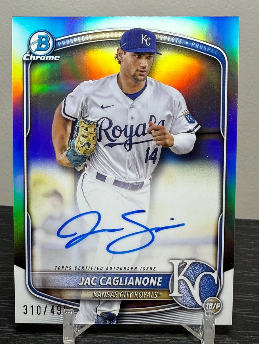 Giveaway 🚨 Jac Cags Refractor Auto

My Nephew is running for baby of the year and support is much needed and appreciated

babyoftheyear.org/2025/james-e97b

1) A FREE VOTE, Gets you a Spot in this giveaway!

2) Like and Repost

Ends Tomorrow Night! Winner announced midnight tomorrow
