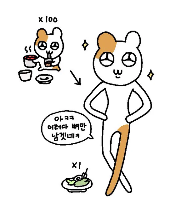 전날까지 마라탕엽떡요아정토핑추가감자탕치킨피자버블티두바이초코찰떡 주구장창 처먹고 오늘 하루 샐러드 먹엇을때 기분 
