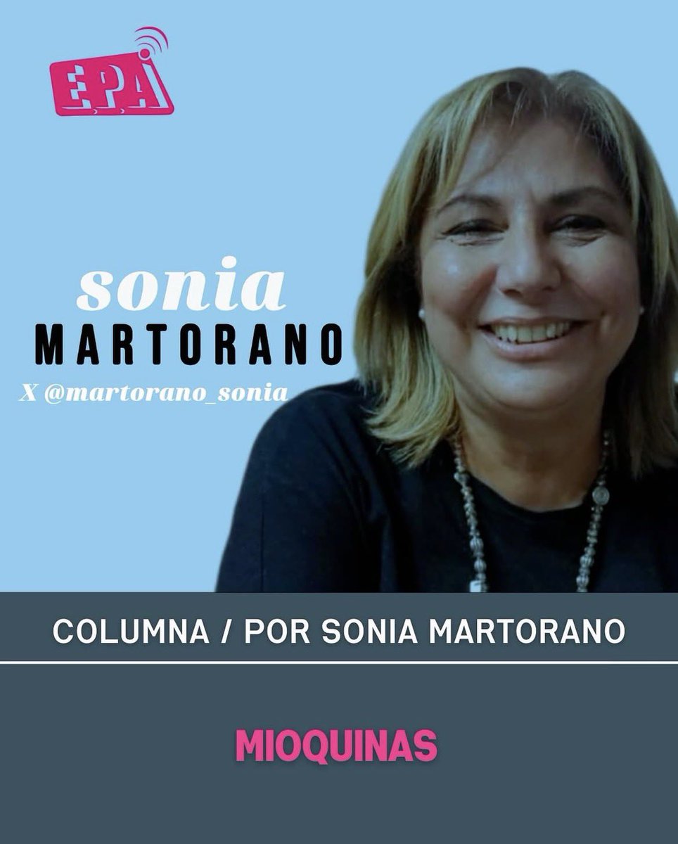 Por <a href="/martorano_sonia/">Sonia Martorano</a> 
✍🏼Columna: esxaca.com.ar/mioquinas-el-l…