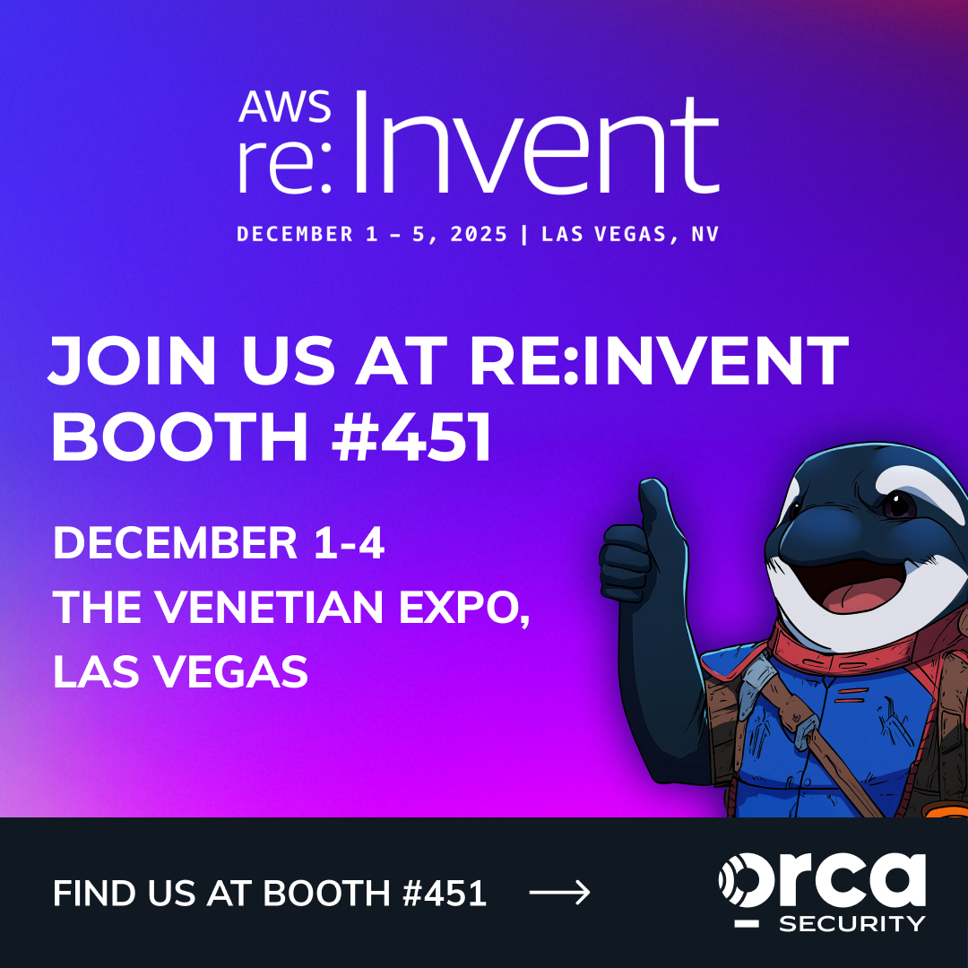 orcasec's tweet image. Going to AWS re:Invent?

Stop by Orca Security at Booth #451 for live demos, meet our executive team, and join us for an exclusive evening with Zscaler at F1 Arcade Las Vegas.

See how we help you surface every risk lurking in your cloud. 

Details: orca.security/resources/blog…