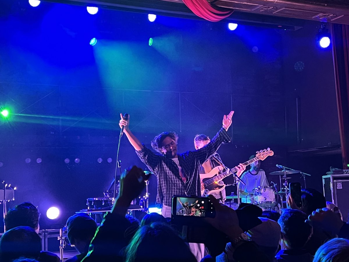 First time seeing "The Temper Trap" and they were INCREDIBLE. I could barely keep up. JK - I couldn't. The venue was amazing and I'm grateful I was so close (see photos), but these four legends and their soaring sound deserve a stadium. <a href="/thetempertrap/">The Temper Trap</a>