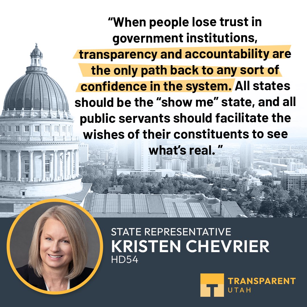 UtahTransparent's tweet image. #ThankfulForTransparency

Transparent.Utah.Gov