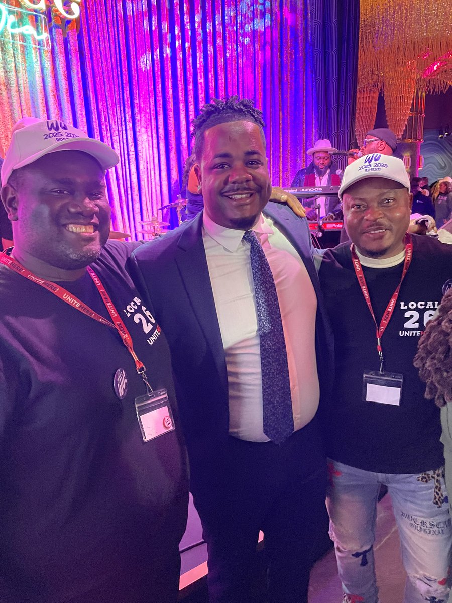 Congrats to Boston <a href="/MayorWu/">Mayor Michelle Wu 吳弭</a>, Boston City <a href="/ClrHenrySantana/">Henry Santana</a> &amp; Cambridge Vice-Mayor <a href="/Marc_C_McGovern/">Cambridge Vice-Mayor Marc McGovern</a> on incredible victories last night. Every neighborhood members volunteered in saw incredible voter participation for our endorsed candidates. Congrats to every member of Local 26!