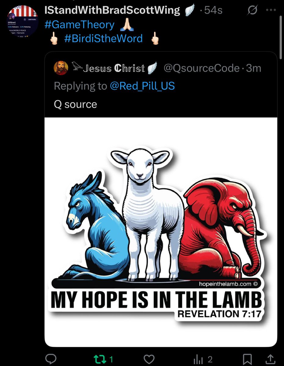GiffShop3's tweet image. #GameTheory  👻
 🖕🏻  #BirdiStheWord   🖕🏻
#Jesus2028  🥳