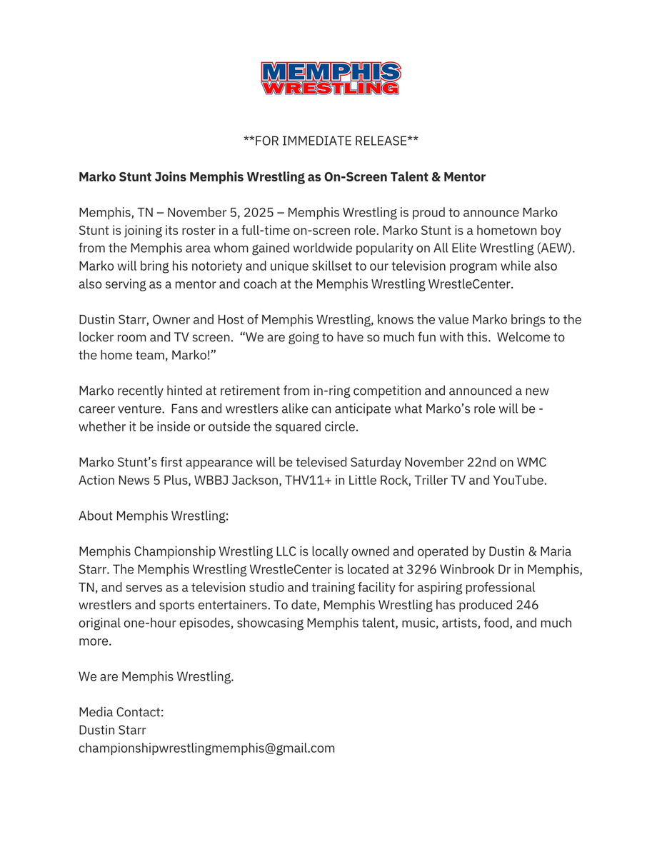 Memphis Wrestling tweet media