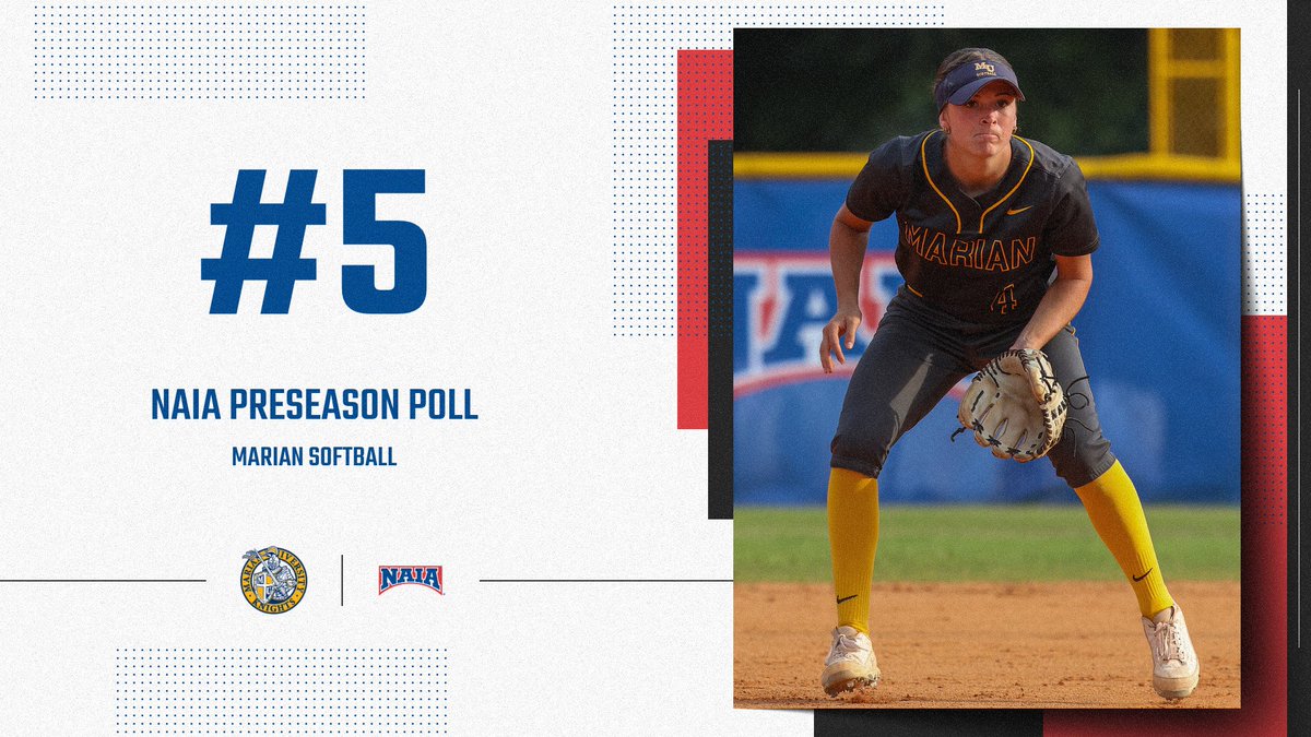 MUKnights's tweet image. Never to early to talk 🥎

@MarianKnightsSB will begin the 2026 season ranked as the No. 5 team in the NAIA following the release of today's preseason poll!
🔗: naia.prestosports.com/sports/sball/2…