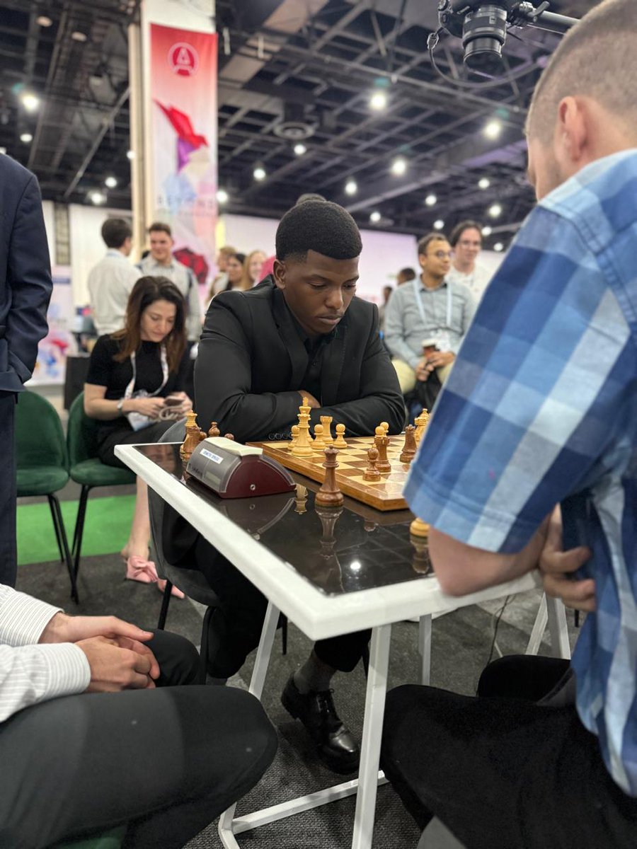 Insight_SA's tweet photo. ♟️Here are your Insight/ASSA Chess Finalists♟️  
 
The second semi-final of the 2025 Insight/ASSA Chess Tournament has wrapped up with some very impressive moves! Congratulations to Devon Smit, who will face off against Peter Long How in the grand final tomorrow at the ASSA Convention. 👏 
 
The skill, focus, and strategy these two finalists have shown throughout the tournament promise an exciting finale, and we can’t wait to see how this ultimate match unfolds! ♟️ 
 
@Actuarialsa #ASSAConvention2025 #InsightASSAChessTournament #ChessWithImpact #InsightWithImpact