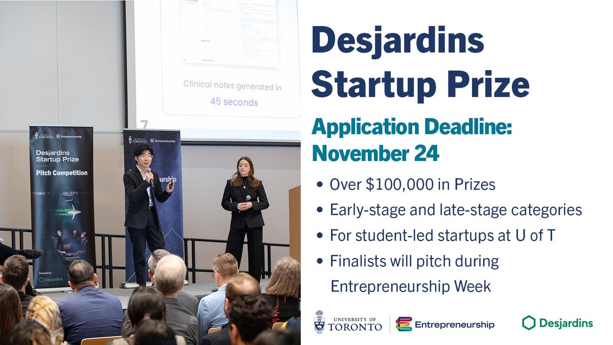 University of Toronto Entrepreneurship tweet media