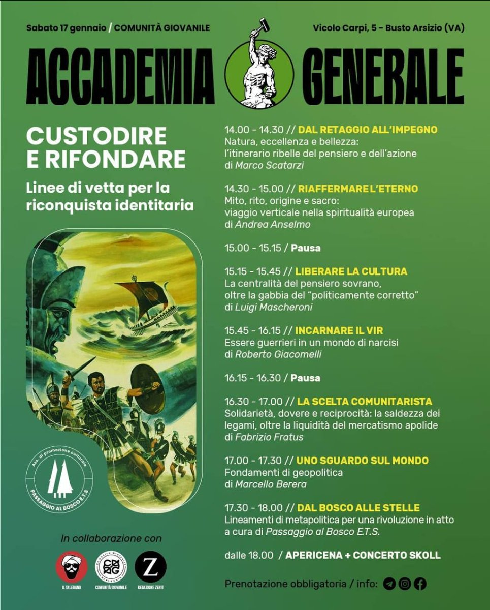 iltalebano's tweet photo. Segnate in agenda! https://t.co/Mm2NaCi0p1