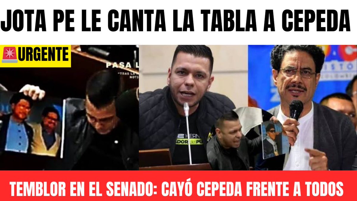 ¿A quien apoyas? 

❤️ Jota Pe Hernández 
🔁 Iván Cepeda 

youtu.be/bSw_rgc4HX4?si…