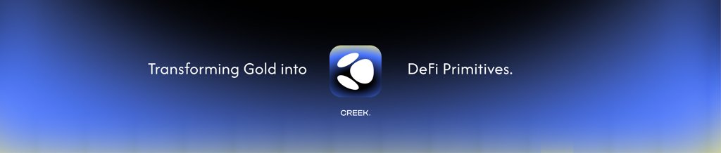 tuananh_web3's tweet image. CREEK Finance – Bringing Real Gold Onto the Sui Blockchain

CREEK Finance is a pioneering RWA (Real World Assets) protocol that combines physical gold with DeFi technology. The project allows users to tokenize real gold for trading, earning yields, and managing risk directly on…