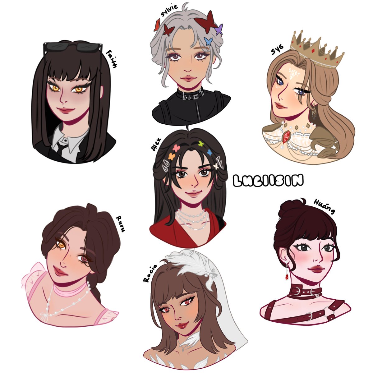 MCs so pretty I had to draw them 💖
#LoveandDeepspace