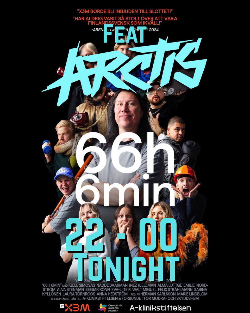 Hallå gott folk! Arctis gänget har intagit Helsingfors 🇫🇮💥 Kl 22 ikväll gästar vi Radio x3m och Kjells välgörenhetssändning 66,6h! Vi ska ha feelis, snacka och höra på bara bra låtar! 🎶🔊Tune in och lyssna kl 22 IKVÄLL! 🫵🔥
#Arctis #66h6min #YleX3M #YleAreena #ModernMetal