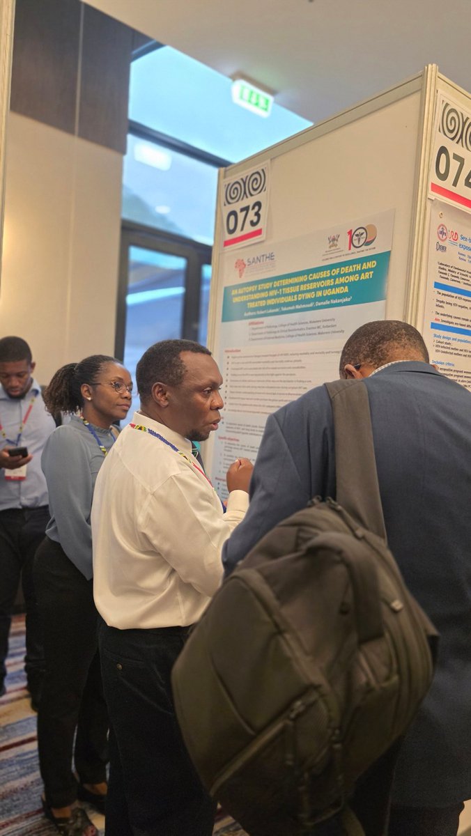 CSekaggya's tweet photo. At the 10th annual SANTHE consortium meeting in Kigali listening to work done by African Scientists  @SANTHEafrica @LydiaNakiyingi @LukandeRobert @SciforAfrica @wellcometrust @gatesfoundation https://t.co/ccFEDVeJLz