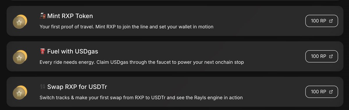 Testnet Faucet <a href="/RaylsLabs/">Rayls</a> is LIVE 🔴

✅ Complete new quests to earn 300 RP

👉 Go to the DEX: devnet-dapp.rayls.com 

• Mint your RXP 
• Claim your gas token 
• Swap RXP → USDTr