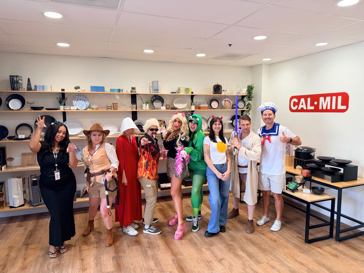 Halloween was a blast at Cal-Mil!🎃 Which costume was your fave? Now we’re trading pumpkins for pies &amp; diving into all things Thanksgiving + holiday!🍂✨ #presentationupgraded #calmil