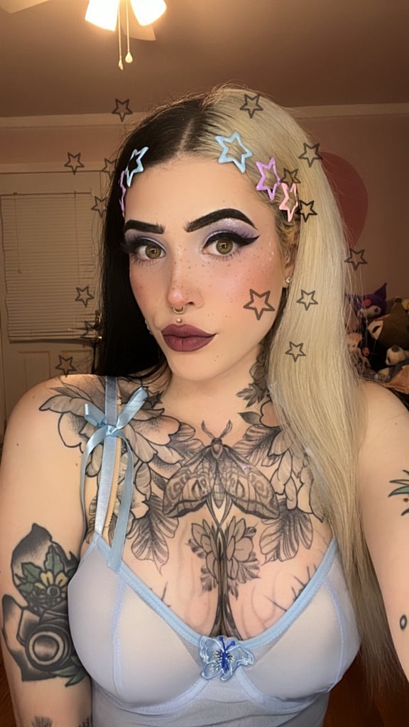 paintedbluu's tweet photo. Hi guys ☆ 
I’m a tattoo artist from Detroit, MI &amp; I’m booking new clients for Jan-Mar 2026 currently ☆ 
I specialize in fineline blackwork, anime &amp; blackout tattoos ☆
Below is the link to fill out a booking form! ☆ 

Instagram has zero reach these days it’s so garbo!! https://t.co/E3L51Tkb5w