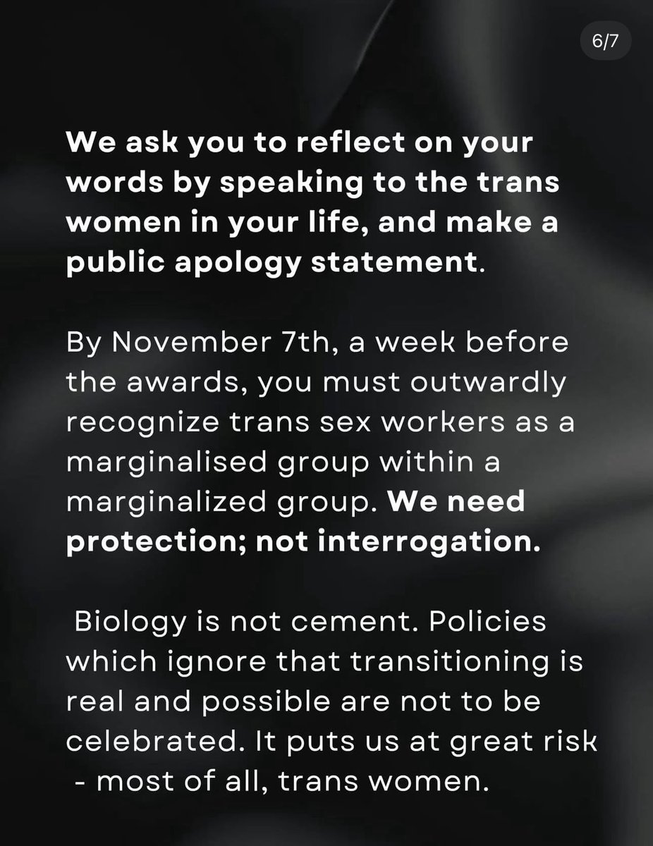 It’s really disappointing to hear this is your stand on the Supreme Court ruling on what is a woman miss Kim Rub. You are so prevalent in the BDSM community. There is no room for transphobia.