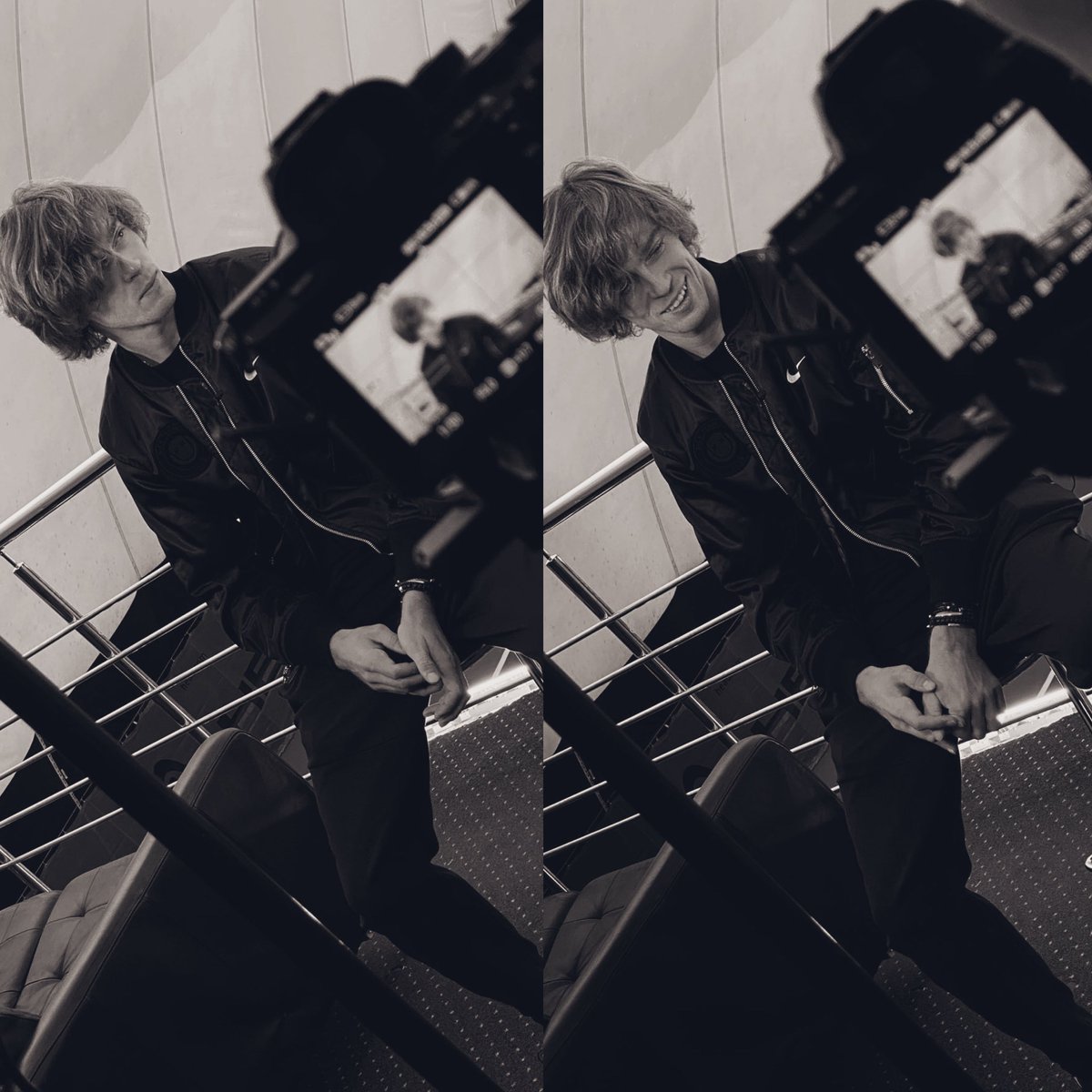 I’ve been feeling a bit lonely lately,
so I keep looking back through my camera roll.
This photo was saved in December 2020 — I wonder what interview it was.

I hope he’s doing well🥺