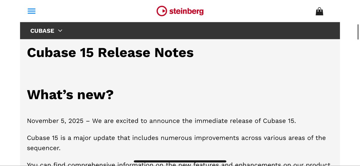 AndrewGcomposer's tweet image. Cubase 15 is out!  Lets what is good that has changed.  Stem separation looks nice for certain situations #gamecomposer #gameaudio #composer #gamedev #vgm #videogamemusic #Nashville #cubase