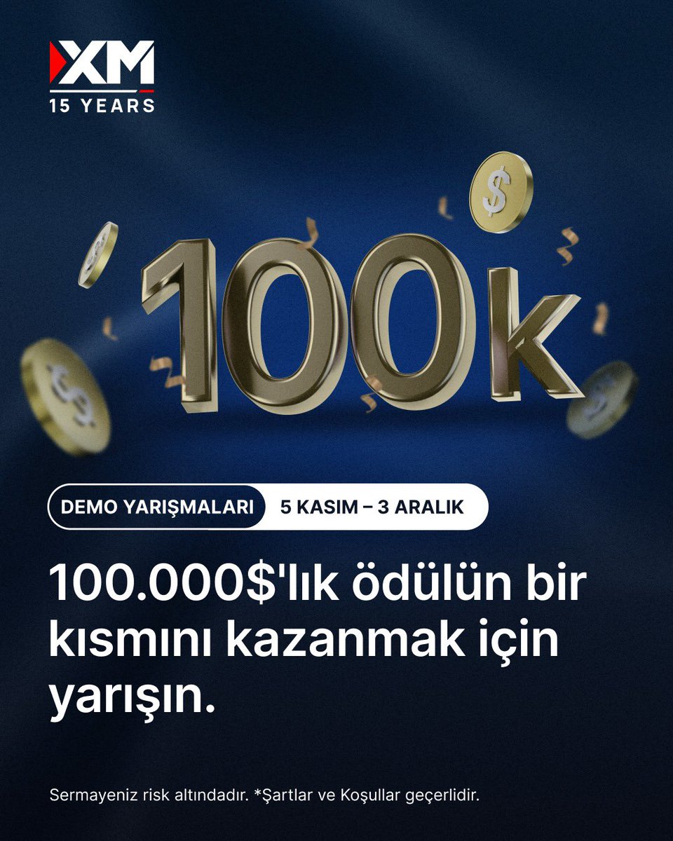 💪 100.000$'lık ödülden payınızı kazanmak ister misiniz?

Bu ayki Demo Yarışmalarına katılın ve yatırım becerilerinizi test edin. 🚀

Risksiz. Katılım ücreti yok*. Sadece nakit ödüller. 💰

Yarışmaya katılmaya hazır mısınız?