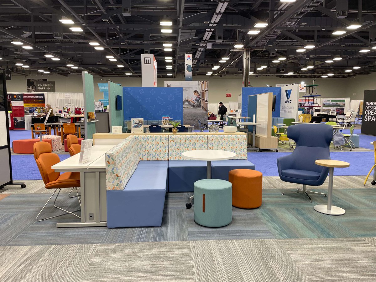 VircoInc's tweet image. We’re excited to kick off day one of #EDspaces2025! Visit Virco in Booth #2025/2125 to explore our flexible solutions designed for modern learning environments. Get an exclusive look at YOZI and see how Virco PlanSCAPE can help you truly reimagine your campus!