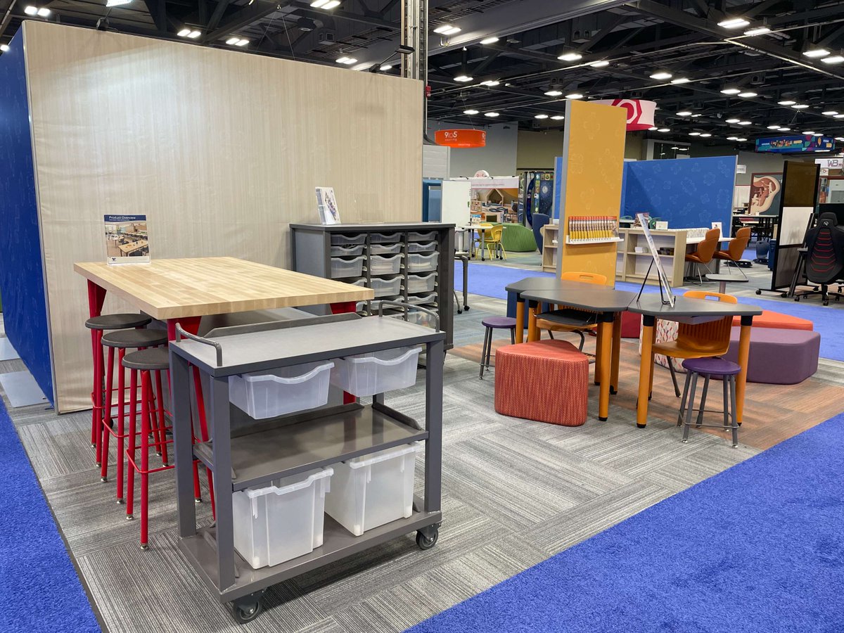 VircoInc's tweet image. We’re excited to kick off day one of #EDspaces2025! Visit Virco in Booth #2025/2125 to explore our flexible solutions designed for modern learning environments. Get an exclusive look at YOZI and see how Virco PlanSCAPE can help you truly reimagine your campus!