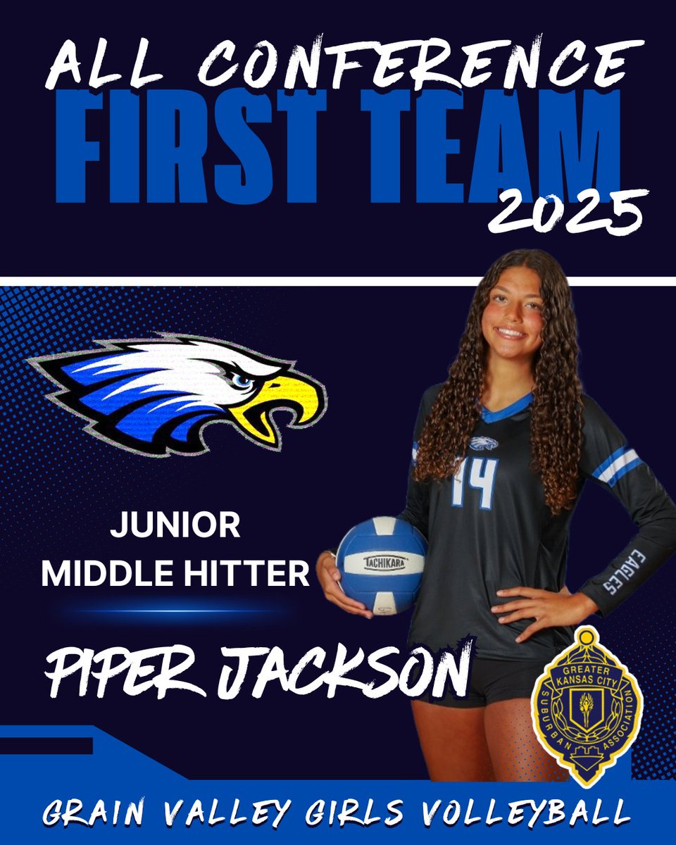 🏐🔥 EAGLE NATION, LET’S GO! 🔥🏐
Our 2025 Grain Valley Varsity Volleyball squad crushed it - Join us in celebrating our athletes earning All-Conference Honors in the GKC Suburban Association! 🦅