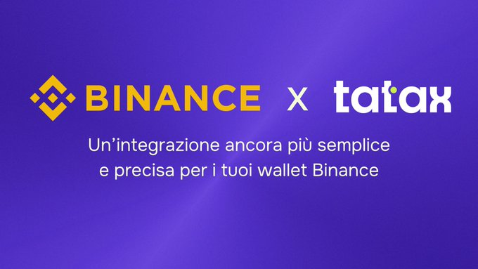 tatex_app's tweet image. 💰🚨TATAX x BINANCE: QUESTO TI PIACERÀ

Quest&apos;anno abbiamo lavorato insieme a Binance sull&apos;integrazione dei loro nuovi file CSV in Tatax.

Grazie alla collaborazione con il loro team, questi nuovi file saranno molto più precisi, con l&apos;obiettivo di non generare anomalie.

I CSV