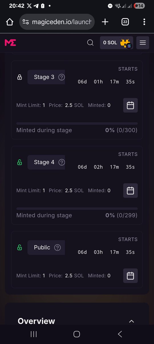 Turasweb3's tweet image. ●Wallchain had announced their NFT collection and eligibility 
●I am eligible for the Stage 4 mint
●But I know its difficult to mint in that stage but worth trying 
●Bot snipping mechanism must be employed to provide it real valuable users @wallchain