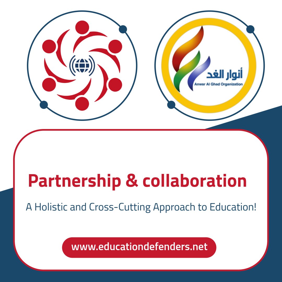 New Partnership Announcement 🌍

The #EDN is honored to partner with the Anwar Al-Ghad Organization, working to enhance community participation &amp; provide educational services in crisis areas. 

Learn more about (AAO) work here: facebook.com/anoaralgd

#EDN #AAO #Canada #Syria
