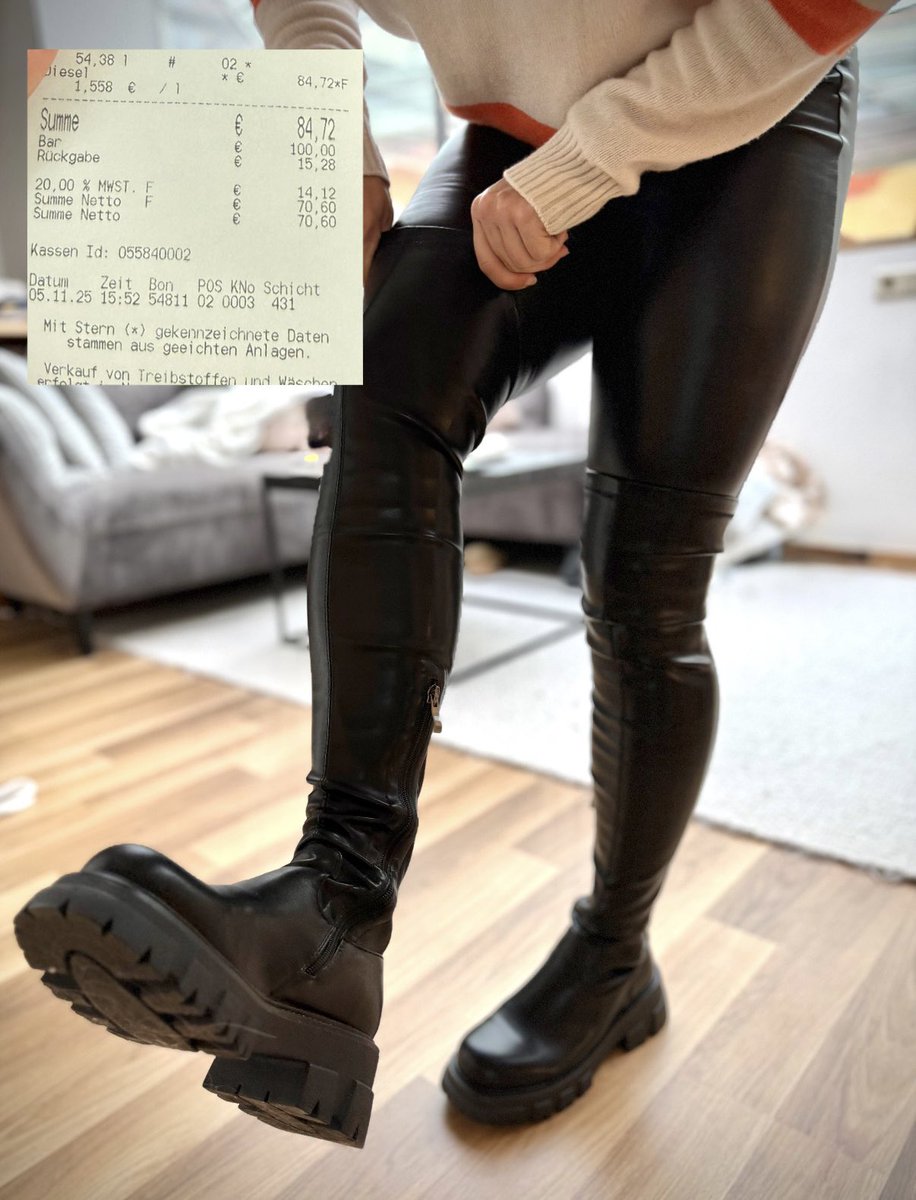 Ich war gerade so tanken. Übernimmst du meine Rechnung? 🧾🤭