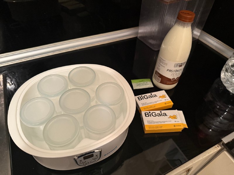 L.reuteri yoğurt tarifini <a href="/0xarhat_crypto/">0xdeep.x 🆙🐳</a> bizim grupta paylaştı ondan alıntı yapıyorum:

Malzemeler:

-1 L tam yağlı pastörize Jersey süt
-7-14 şase Bigaia Probiyotik (her kavanoza 1 ya da 2 şase)
-1 yemek kaşığı inülin (Fibrelle Prebiyotik)
-1 tatlı kaşığı Peakr Colostrum Powder