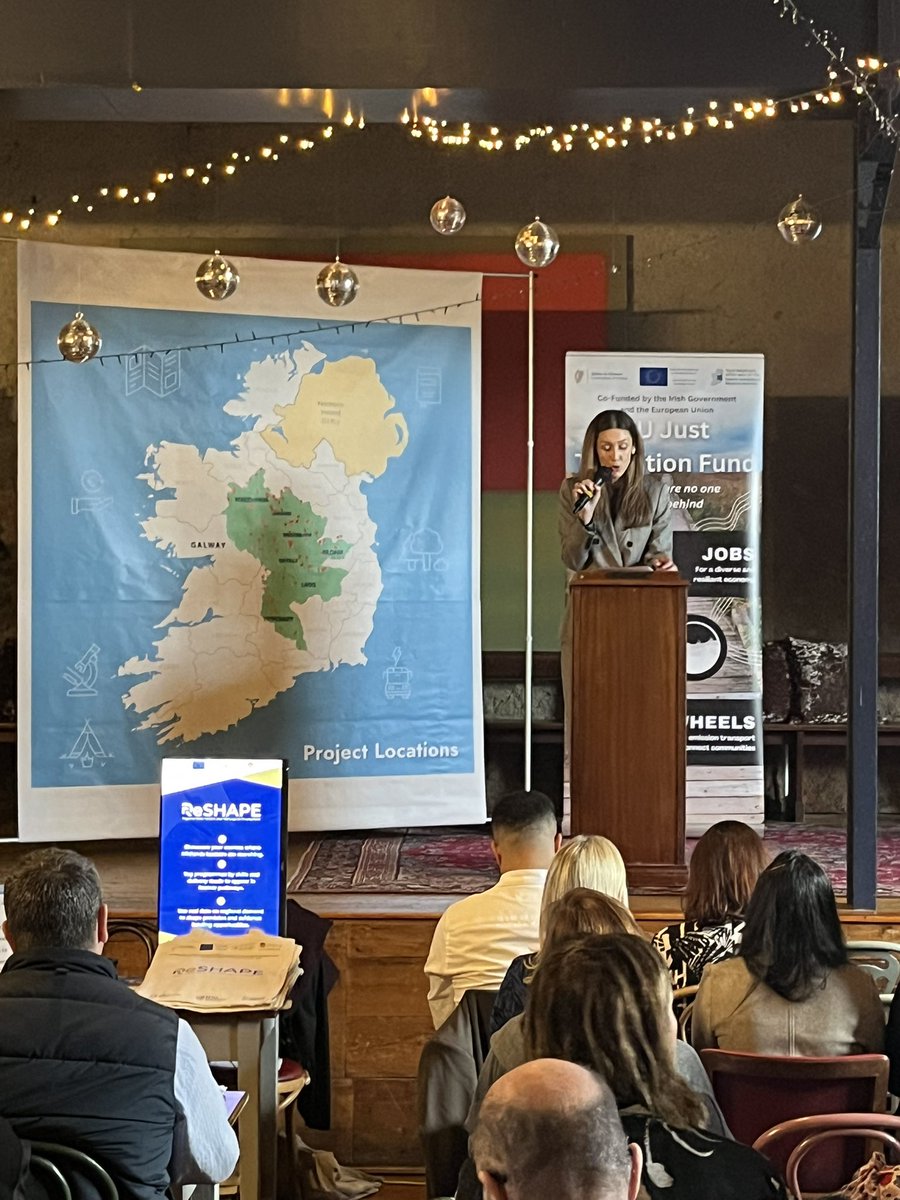 SocEnterprExch's tweet photo. Celebrating all the fantastic projects funded by EU #JustTransition fund
and the Government of Ireland. Thanks to @EMRAssembly for organising today’s event. Great to meet everyone and hear about the great work being done.
#SocialEnterprise #ARegionalApproach
#justTransitionFest https://t.co/HDgmuxqIru