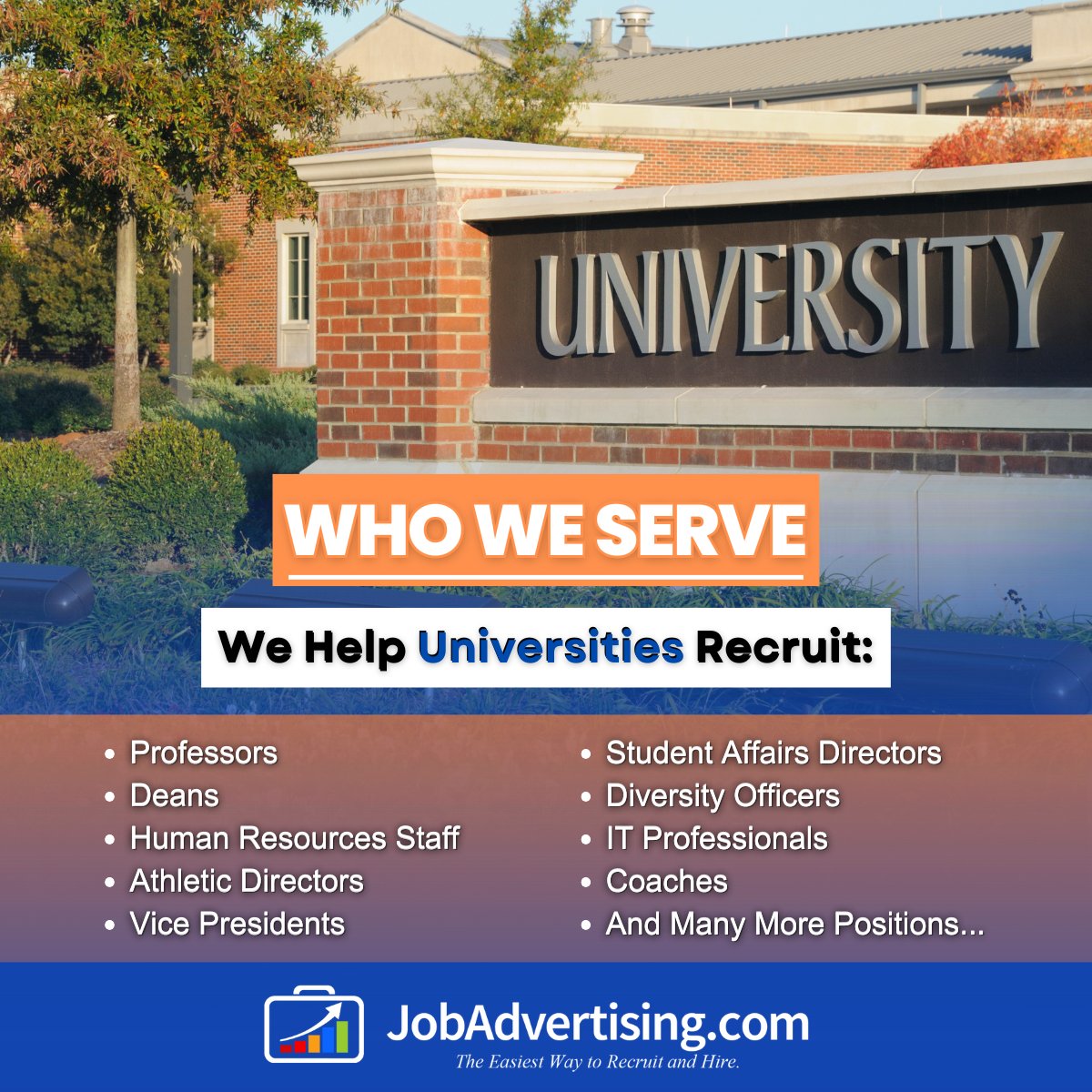allhighered_'s tweet image. Since 2004, we’ve supported higher ed institutions in attracting top talent and making inclusive hiring easier through our trusted job boards, such as AllHigherEd.com, and 48 diversity-focused websites.

Learn more:  zurl.co/xyitq

#higheredhiring 
#hrcommunity