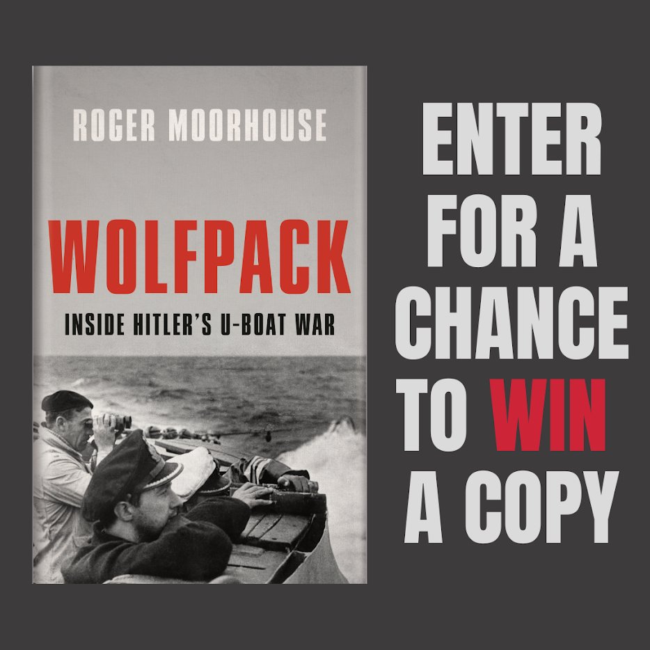 🚨BOOK GIVEAWAY!🚨

REPOST this &amp; FOLLOW for a chance to win a free copy of the latest #WWII release from <a href="/BasicBooks/">Basic Books</a> - WOLFPACK by <a href="/Roger_Moorhouse/">Roger Moorhouse 🇺🇦</a>!

From a top scholar of World War II, the “​fascinating”​ (John C. McManus) definitive history of Germany’s U-boat campaign that