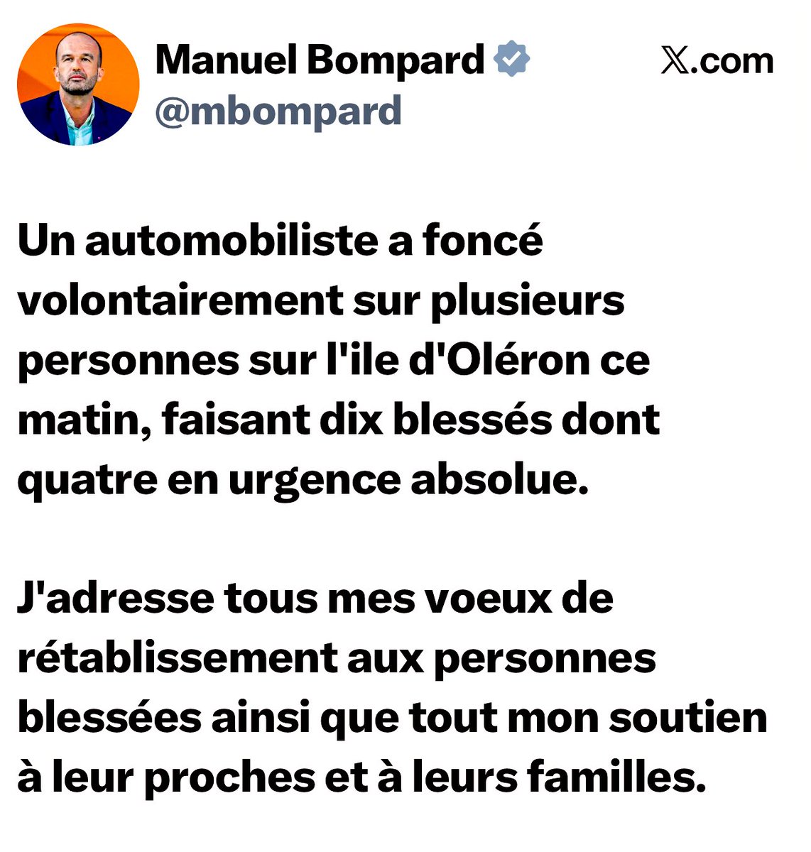 CliveTwo's tweet image. Le super génie LFI qui réagit à Oléron et pas pour Mathis…

Sauras tu deviner pourquoi ?

#clientelisme #bompard