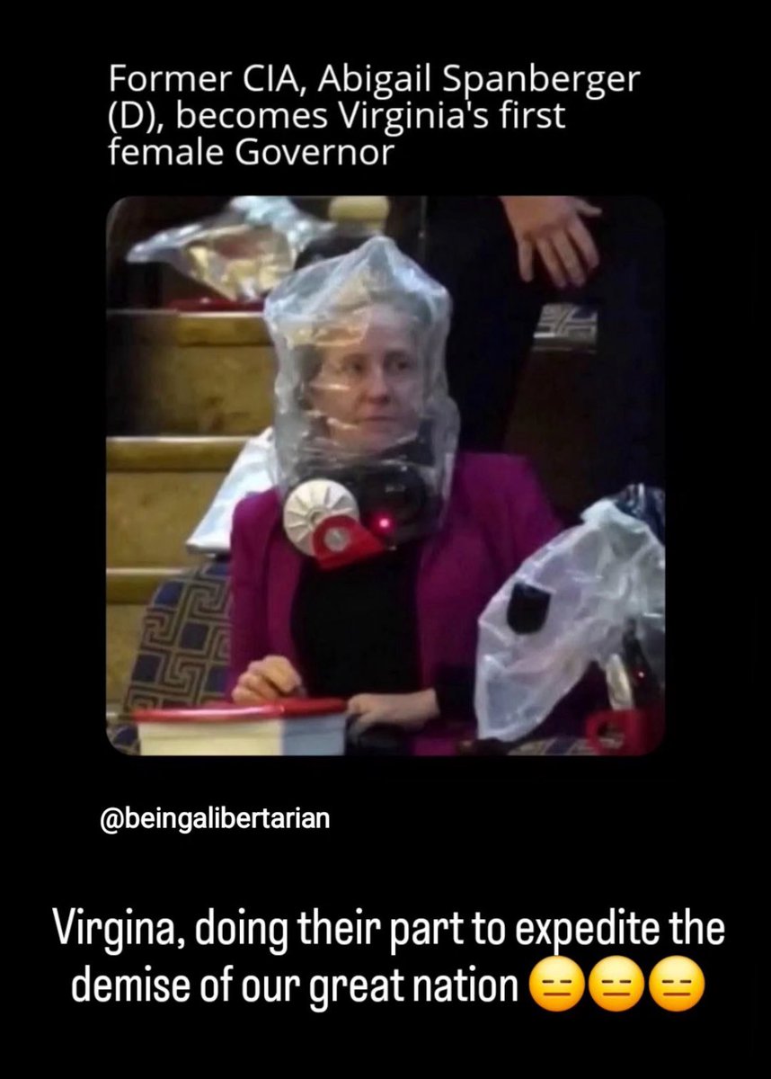 CrownAddiction's tweet image. Congrats VA…this is what you voted in. 

And black Virginians…I NEVER want to hear you pull the race card again. You had a chance to vote the first black woman to be governor of VA and you voted for the white lady.  Your race card is REVOKED.