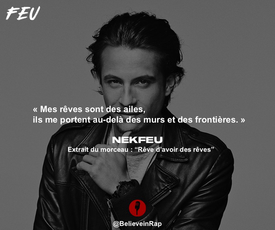 #Punchline de #Nekfeu ! 🔥

#BelieveinRap