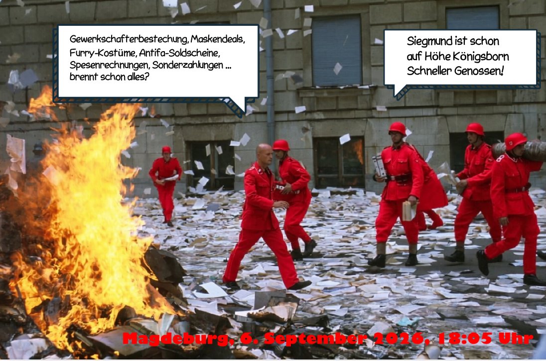 GFreiNews's tweet image. Datenlöschung in Sachsen Anhalt

#SPD #Antifa   #Sozialist #AfD