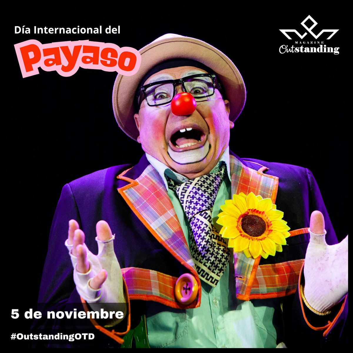 Outstandingmx's tweet photo. 🤡🎉 ¡Feliz Día Internacional del Payaso! 🎈
Hoy celebramos a esos seres que nos hacen reír… aunque a veces nosotros también quedemos como payasos sin quererlo. 😅🎭💅🤡
#OutstandingDay #OutstandingFun #DíaDelPayaso #YaMeCargóElPayaso #QuedéComoPayaso #OutstandingHumor https://t.co/3spVfsu4N1