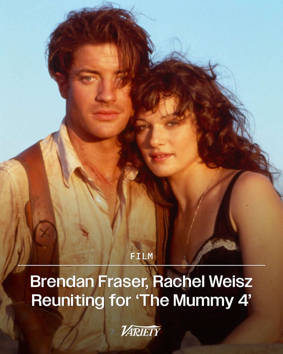 subt_is's tweet image. ¡Confirmado! Tendremos La Momia 4 con Brendan Fraser y Rachel Weisz 

#NoticiasSubtis