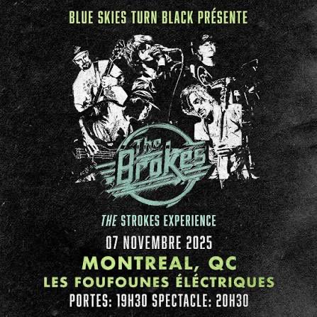 Kinxoc's tweet image. Polvo somos, pinshis Strokes, ya hasta tienen una banda tributo en Montreal: The brokes. Mi  #PoderosaEncrucijada es si ir a tomarles fotitod o no este viernes